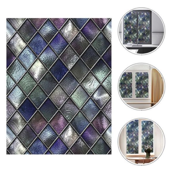

storage bags 1pc window privacy film glass cling decorative static decal