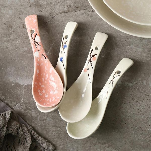 

spoons bone china spoon dinnerware dipper dinner service ceramic ladle utensil porcelain tableware scoop household kitchenware supplies
