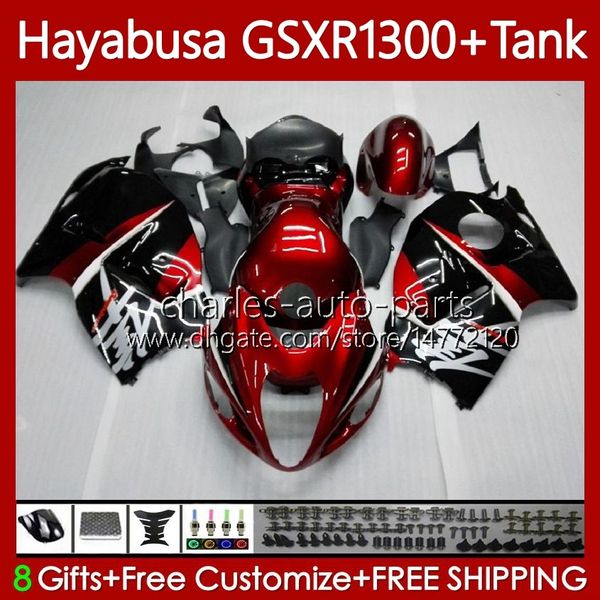 1300cc dunkelrot blk hayabusa für suzuki gsx-r1300 gsxr-1300 gsxr 1300 cc 74no