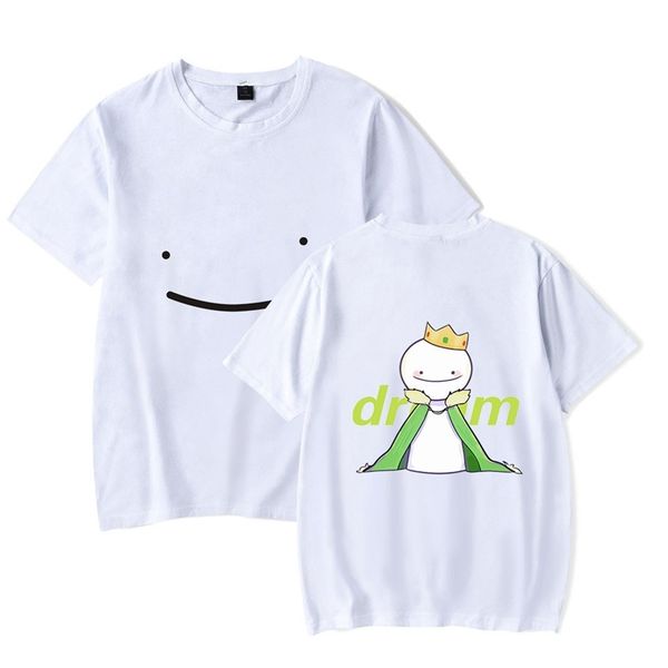 

2021 new net red dreamwastaken casual loose men's and women's short sleeve t-shirt, White;black