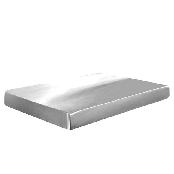 

sheets & sets fitted sheet soft silk-like polyester cover silky smooth bed elastic mattress