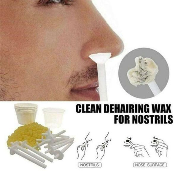 

nose hair removal wax kit trimmer and bean cleaning tool facial for women men electric & ear trimmers