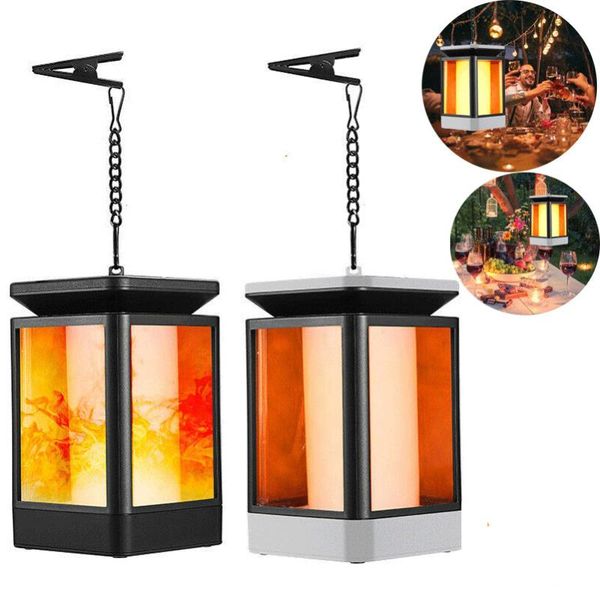 

outdoor solar lawn lamp hanging light waterproof garden led for yard lamps