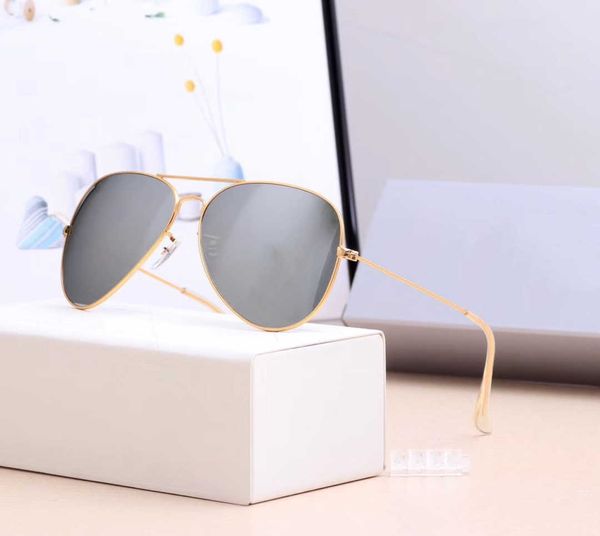 

mens designer sunglasses womens sun glasses uv400 metal gold frame eyewear occhiali da sole firmati luxury 6 colors w, White;black