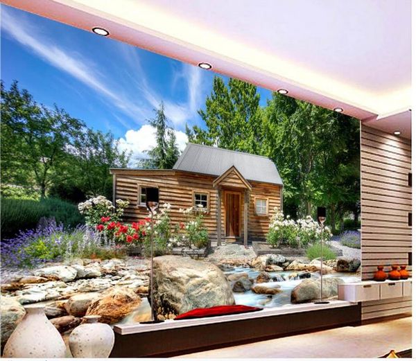 

wallpapers 3d landscape wallpaper mural european style architectural background wall decoration painting po