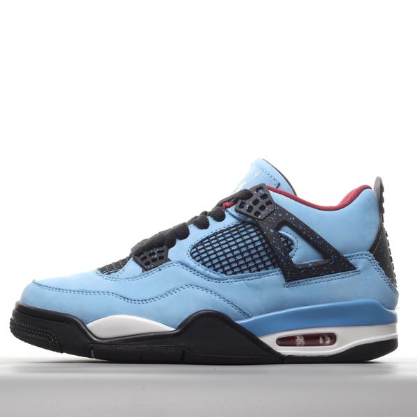 

jumpman 4s blue suede sports men's and women's basketball shoes 36-46