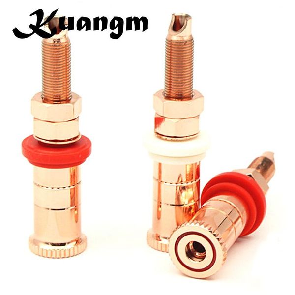 

smart power plugs kuangm copper fever-grade wiring long post speaker hifi audio amp cd dvd player binding