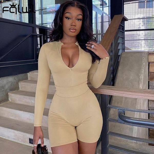 

women's tracksuits summer streetwear bodycon 2 two piece sets women outfits long sleeve zipper biker shorts casual tracksuit, Gray