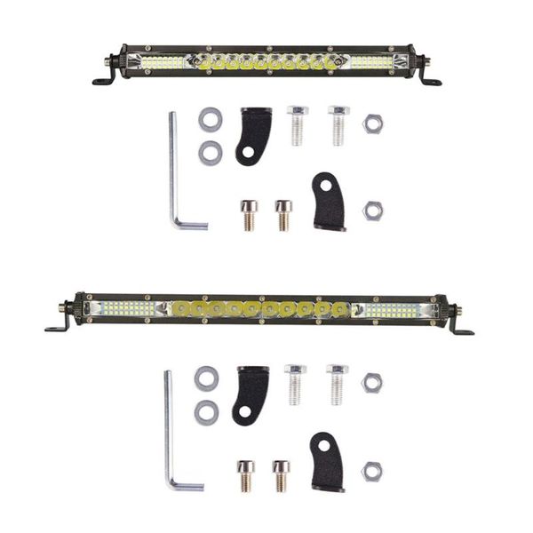 

working light 12/13 inch led work bar single row combo spot flood for cars atv 1xcf