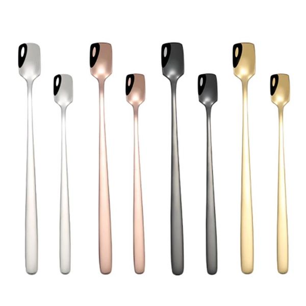 

spoons teaspoon mixing spoon with long handle,coffee dessert, ice cream spoon, wear-resistant, suitable for daily use, 8 pieces