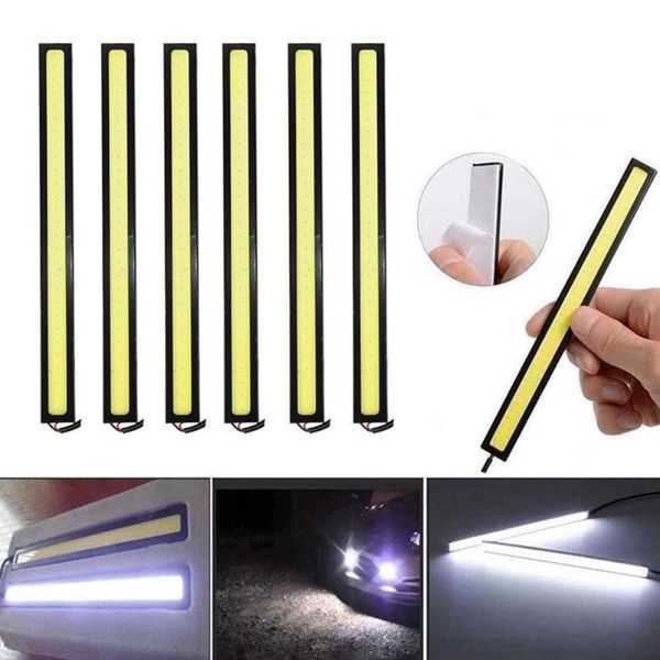 

automobile ultra thin led day light bright 12v waterproof cob low consumption high power car fog driving brake lamp interior&external lights