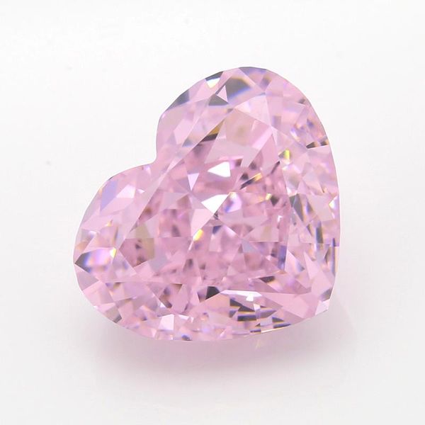 

other loose gemstone heart shape pink cz stones cubci zriconia main stone of the ring