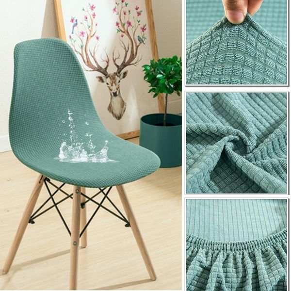 

chair covers waterproof spandex cover stretch pure color anti-dirty seat cases banquet home el casual slipcovers all-inclusive