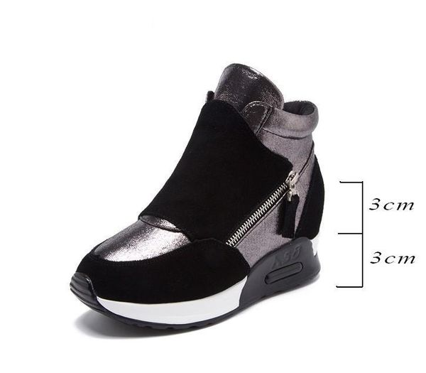 

boots fashion fur female warm ankle women snow and autumn winter shoes, Black