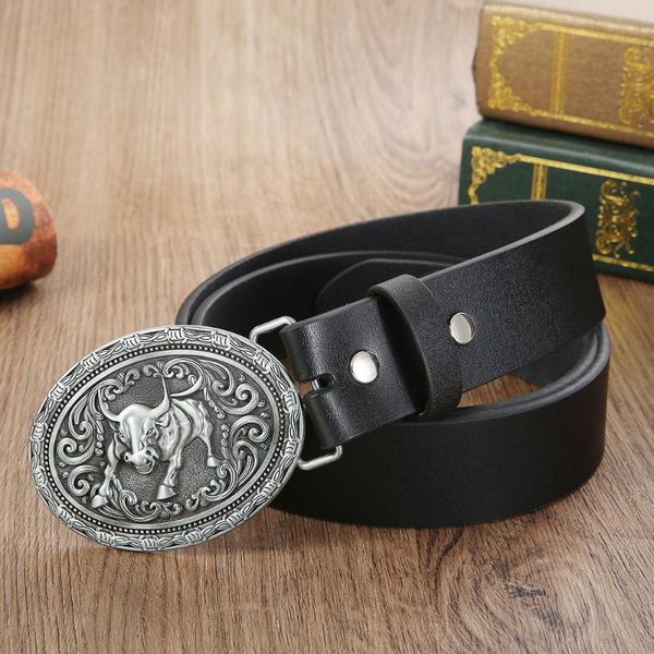 

belts western cowboy zinc alloy bomb belt buckle men's gift item, Black;brown