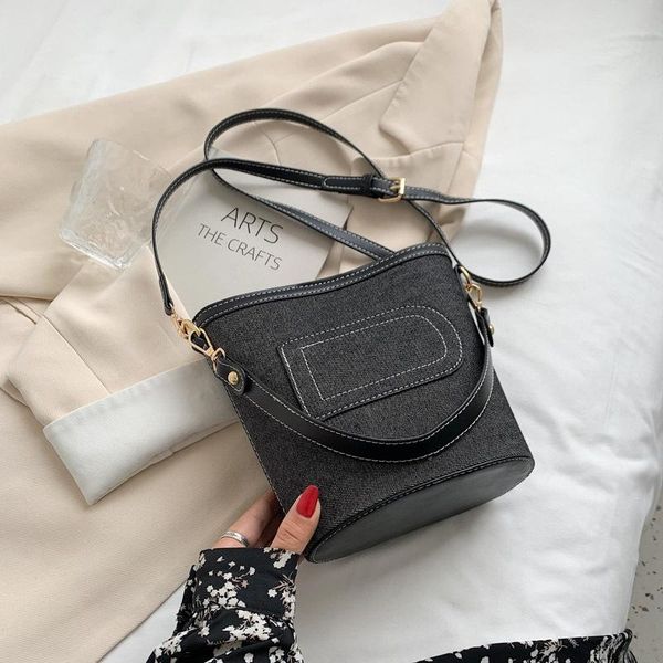 

evening bags denim bag canvas bucket 2021 fashion shoulder messenger