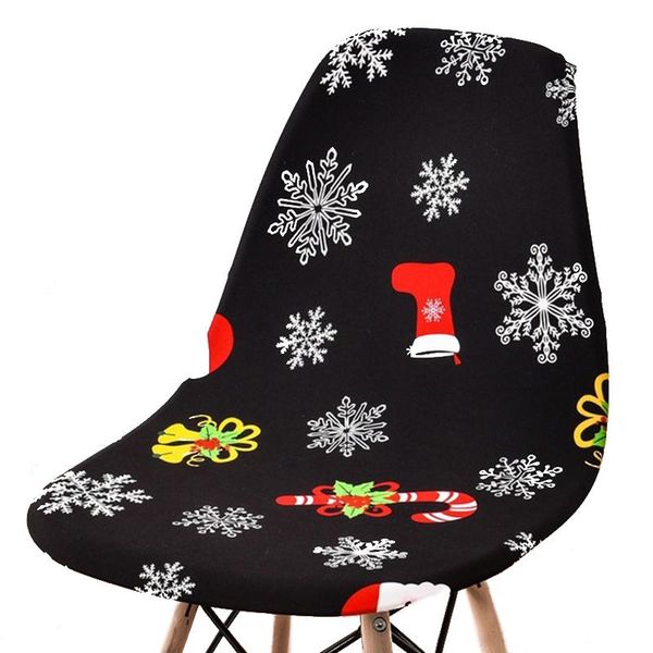 

chair covers elastic cover christmas printed green/red/blue shell household items