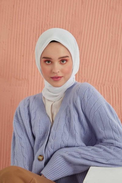 

hats, scarves & gloves sets miray white cotton scarf, Blue;gray