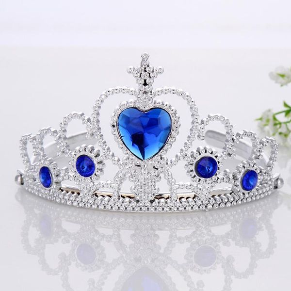 

girls shiny crown hair accessories princess queen hairband kids party bridal headband hoop headwear gift, Slivery;white