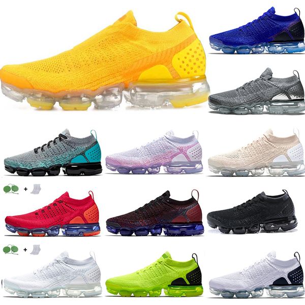 

classic designer varpormaxs 2.0 running shoes mens plus zapatos oreo gray stone red orbit blue black man suitable trainers casual sports sne