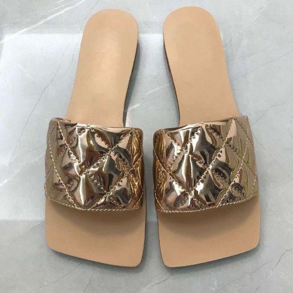 

sandals casual women's slippers square head comfort flat beach shoes female footwear pumps zapatillas mujer, Black