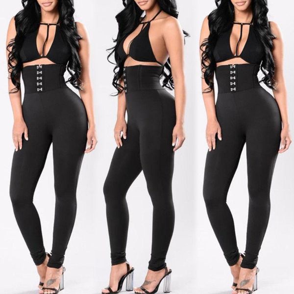 

fashion women solid fitness leggings ankle length stretch high waist yoga outfit