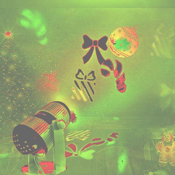 

strings card projector led snowflake halloween christmas film a236