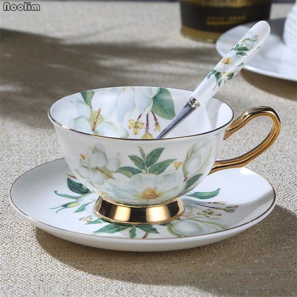 

cups & saucers european bone china coffee cup ceramic tea saucer spoon set creative phnom penh simple porcelain for gift drinkware