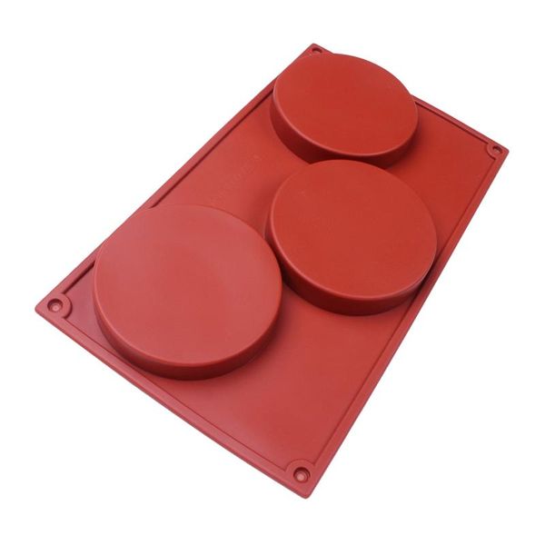 

craft tools silicone mold [, 3 cups] resin soap jewelry making cake bakeware-non-stick tray