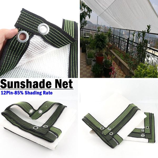 

shade 12pin white anti-uv hdpe sunshade net balcony safety privacy nets garden succulent plant shelter thicken courtyard fence netting