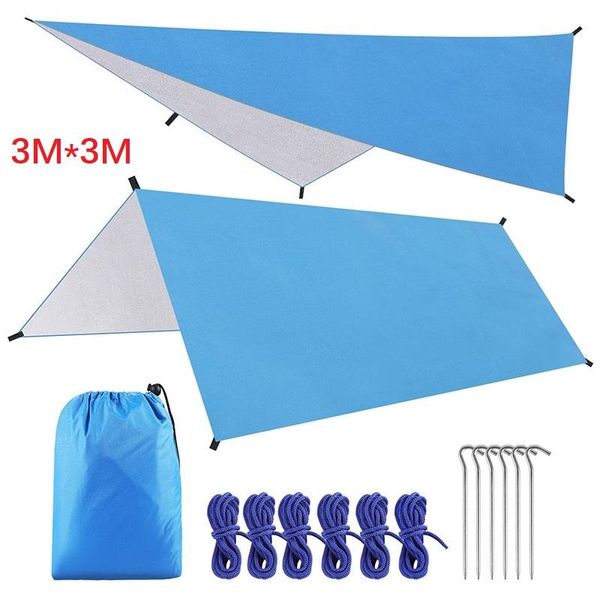 

square sun shade sail waterproof awning tourist canopy tarp tent ultralight garden outdoor beach camping tents and shelters