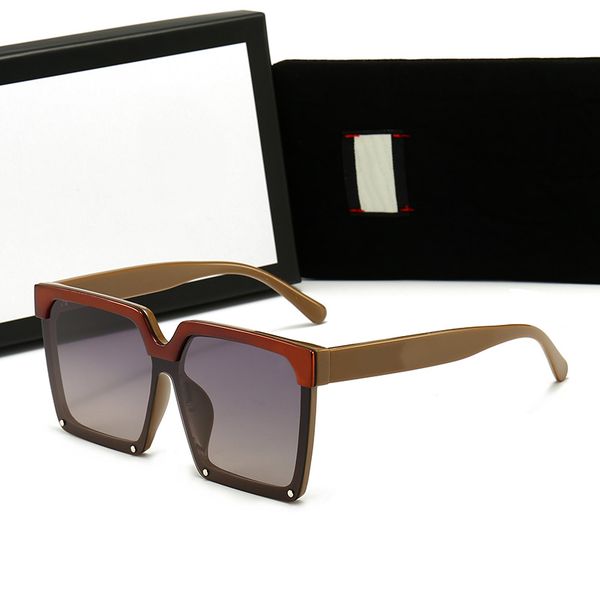 

luxury sunglasses for women big square fashion brand designer polaroid polarizing uv400 shades with gift box set, White;black