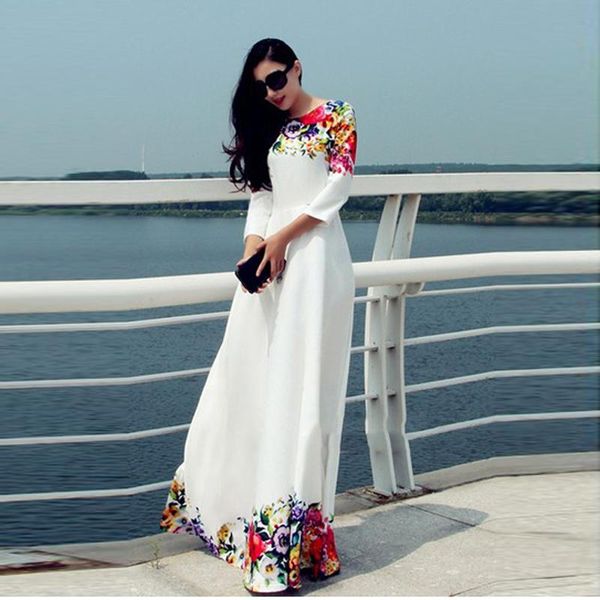 

casual dresses 2021 vintage women african clothing real robe africaine women's wear in spring and summer fashion printing, Black;gray