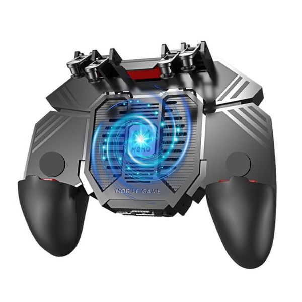 

game controllers & joysticks ak77 six finger gamepad for android pubg mobile controller l1 r1 shooter triggers fire joystick pad
