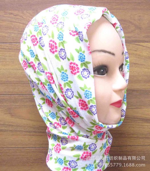 

multifunctional seamls headscarf changeable warm magic printable