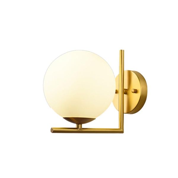 

modern led wall lamp nordic real brass sconce lights for bedroom bedside corridor aisle home indoor lighting decoration