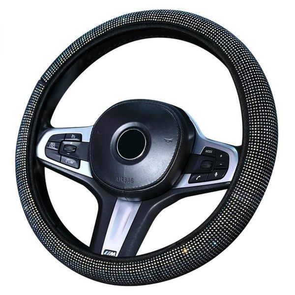 

steering wheel covers elastic car cover suitable for 38 cm fashion non-slip interior accessories