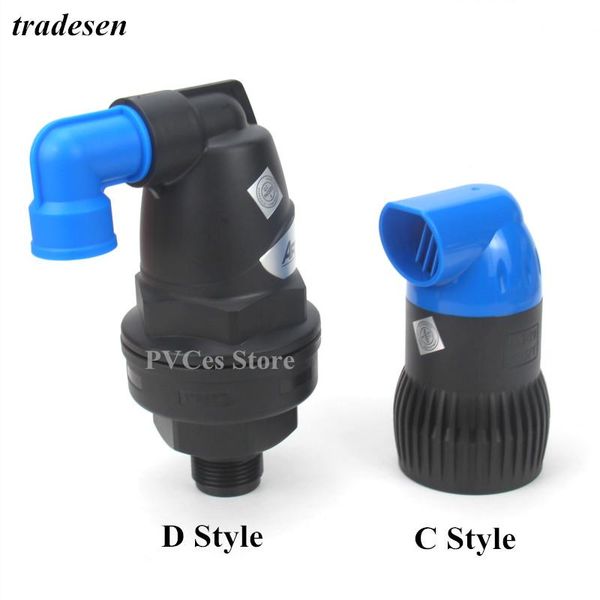 

1pcs plastic micro intake exhaust valve for agriculture farm irrigation automatic air atmospheric pipe watering equipments