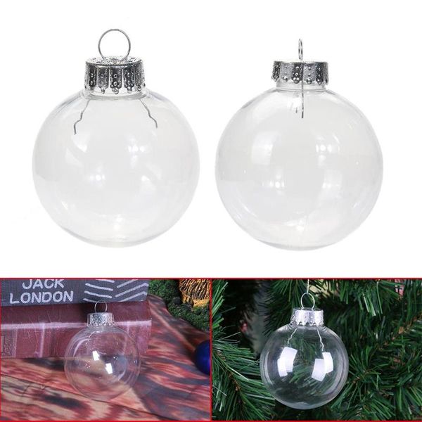

party decoration clear plastic ball pendant ornaments diy christmas tree