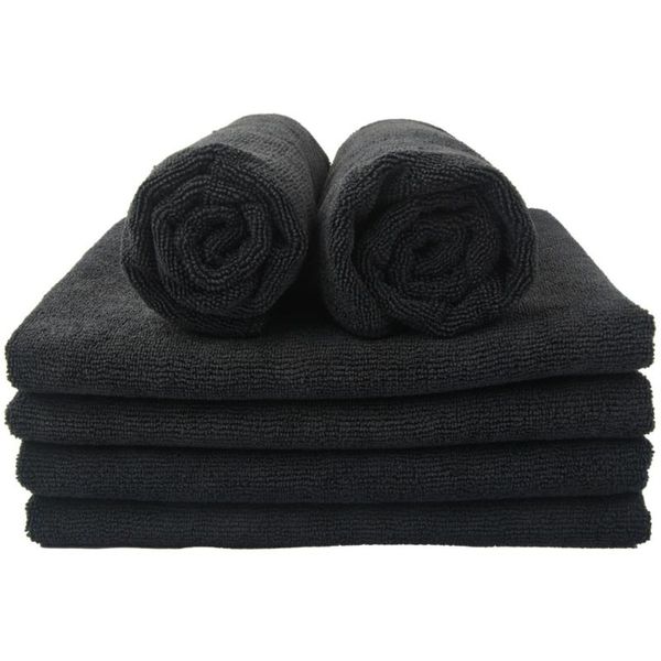 

sinland microfiber hair drying towel beauty salon spa bath towels fast for home el 41cmx69cm 6 pack black dark blue
