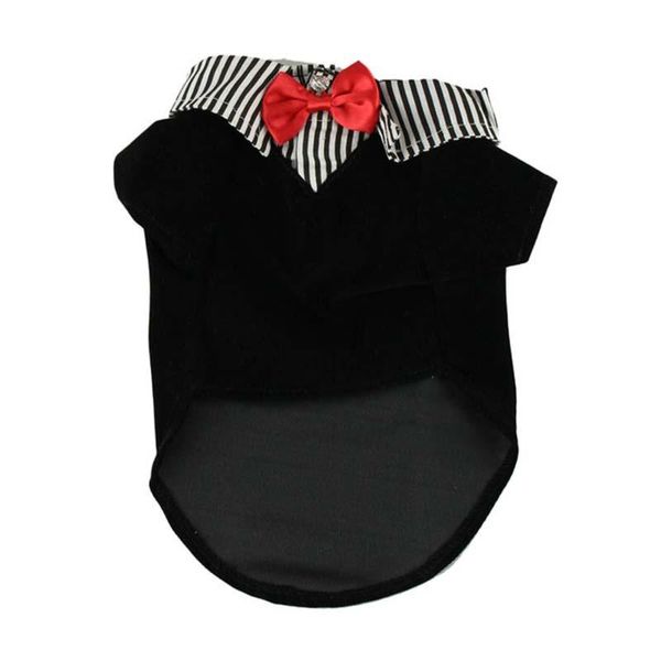 

dog apparel pet shirt western style men suit bow tie puppy clothes summer s m l xl sizes