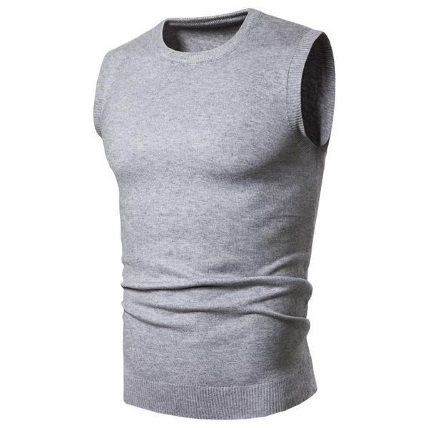 

men's vests ym026 fashion clothing high elastic knitted vest solid color european size mens sweaters, Black;white