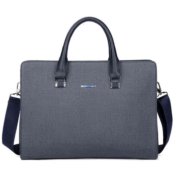 

handbag portfolio briefcases 2021 men's bag portable briefcase fashionable horizontal one shoulder diagonal business computer