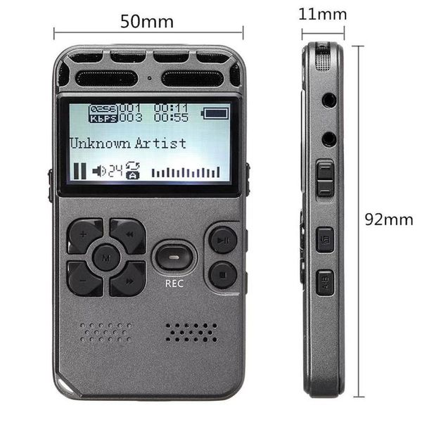 

sk-502 digital voice recorder activated dictaphone audio sound professional pcm mp3 music player support tf card