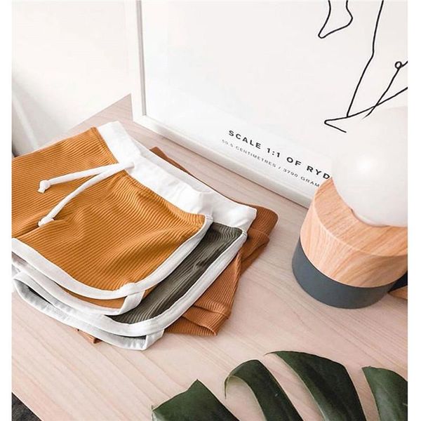 

shorts casual toddler baby boy knitted pits pure pants outfits summer sunsuit beach clothes, Black