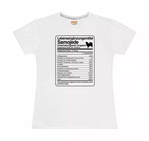 

T-Shirt Womens dose samojede Life Supplements by siviwonder, Mainly pictures