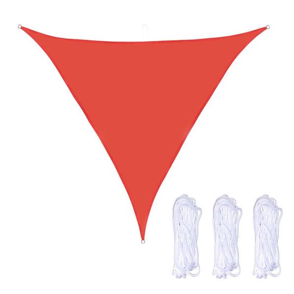 

shade triangular sail outdoor sunshades awnings triangle courtyard black summer sunscreen open air anti-uv uv protection 3 ropes
