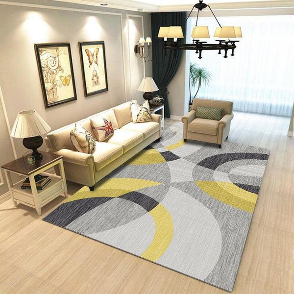 

carpets nordic geometric for living room home decor non slip small area rug modern bedroom hallway abstract black white mat