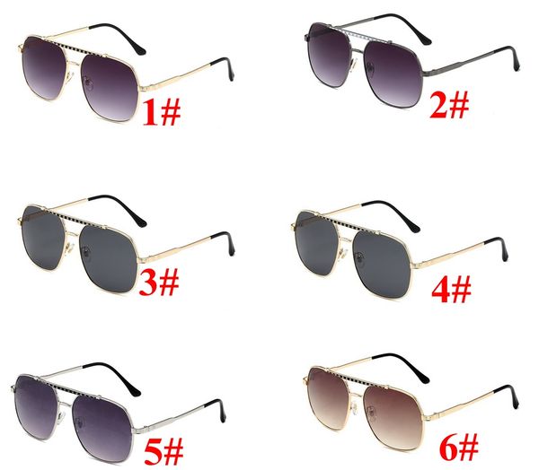 Marke Sonnenbrille Für Fahren Sonnenbrille Männer Quadratische Metall Anti Ray Reflexion Shades Für Männliche UV400 6 Farben 10PCS schnelle schiff