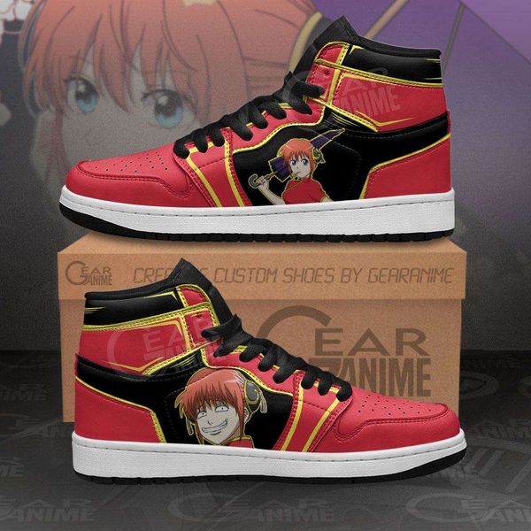 

customization kagura sneakers gintama custom anime shoes